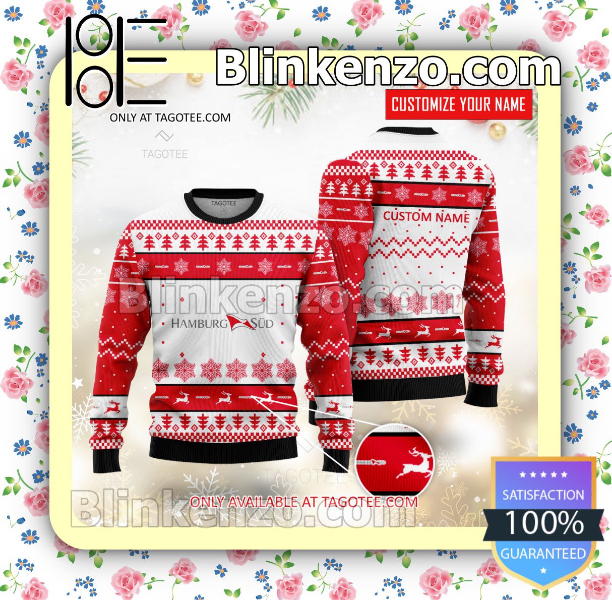Hamburg Süd Brand Christmas Sweater