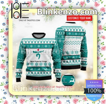 Hana Financial Group Brand Christmas Sweater