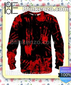 Hands Bloody Halloween Black Sweatshirts