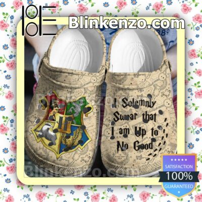 Harry Potter I Solemnly Swear That I Am Up To No Good Halloween Clogs
