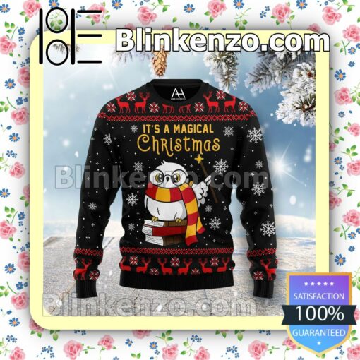 Harry Potter It's A Magical Christmas Christmas Pullover Sweaters