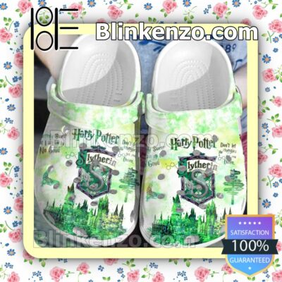 Harry Potter Slytherin Castle Clogs