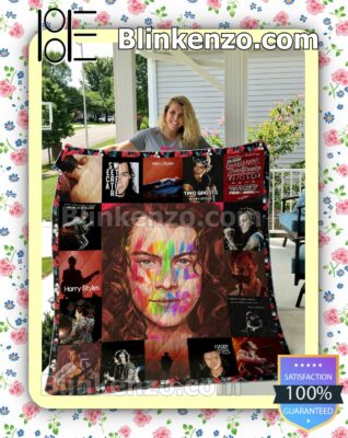Harry Styles Love Wins Quilted Blanket