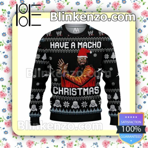 Have A Mancho Christmas Christmas Pullover Sweaters