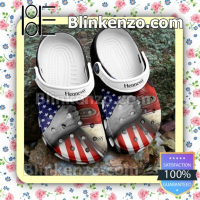 Hennessy Cognacs American Flag Clogs