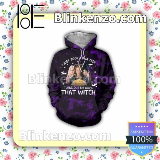 Hocus Pocus I Just Took A Dna Test Turns Out I'm 100% That Witch Halloween Cosplay Hoodie a