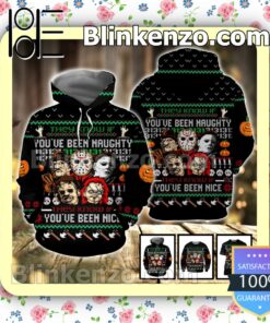 Horror Movie They Know If You've Been Naughty Ugly Halloween Ideas Hoodie Jacket