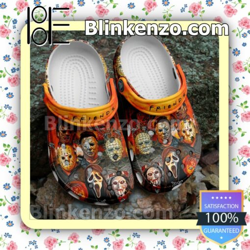 Horror Movies Characters Friends Halloween Clogs