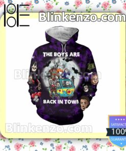 Horror Movies The Boys Are Back In Town Halloween Cosplay Hoodie b