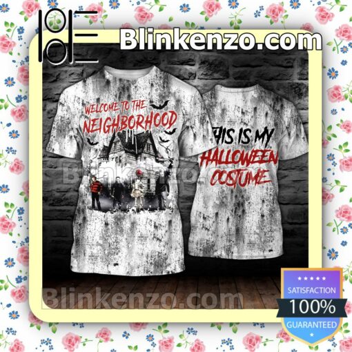 Horror Movies Welcome To The Neighborhood Women Tank Top Pant Set a