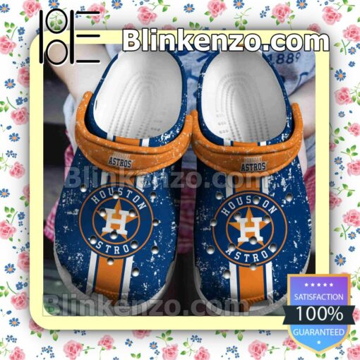 Houston Astros Logo Baseball Team Clogs