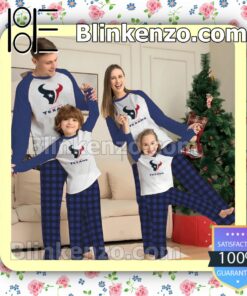 Houston Texans Family Matching Christmas Pajamas Set