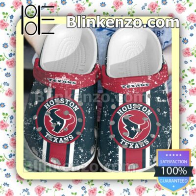 Houston Texans Logo Football Clogs