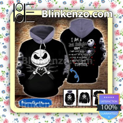 I Am A Jack Skellington Girl Halloween Ideas Hoodie Jacket