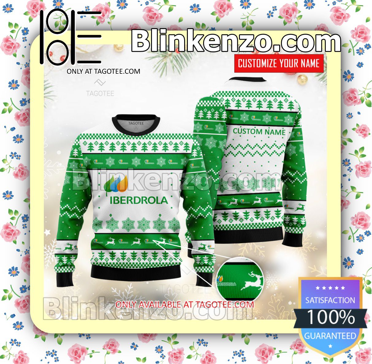 Iberdrola Brand Christmas Sweater