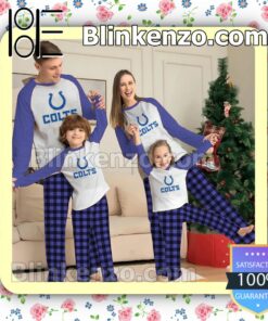 Indianapolis Colts Family Matching Christmas Pajamas Set