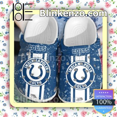 Indianapolis Colts Logo Football Clogs