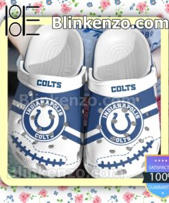 Indianapolis Colts Logo Football Team Clogs