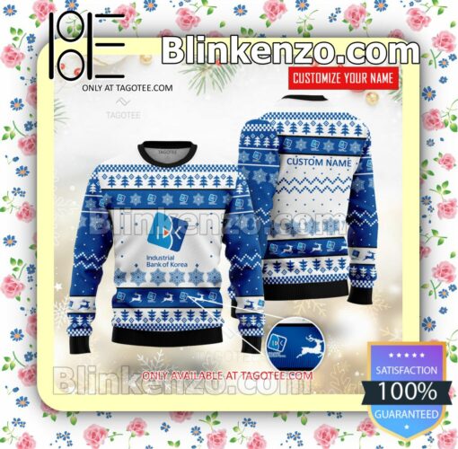 Industrial Bank of Korea Brand Christmas Sweater