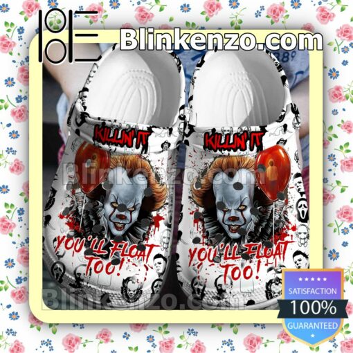 It Killin' It You'll Float Too Halloween Clogs