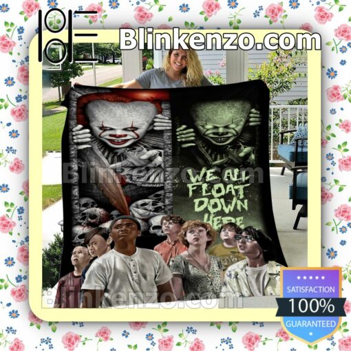 It Pennywise We All Float Down Here Cozy Blanket