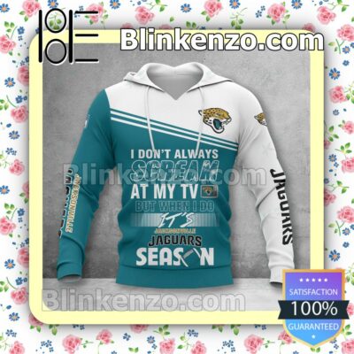 Buy In US Jacksonville Jaguars I Don't Always Scream At My TV But When I Do NFL Polo Shirt