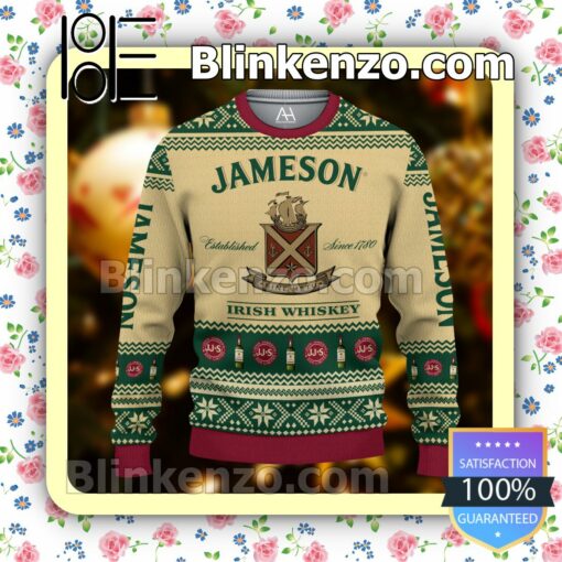 Jameson Irish Whisky Christmas Pullover Sweaters