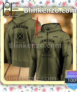 Jameson Whiskey Army Uniforms Hoodie a