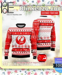 Japan Airlines Christmas Pullover Sweaters