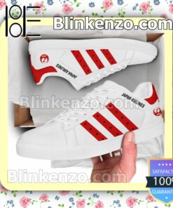 Japan Airlines Company Brand Adidas Low Top Shoes