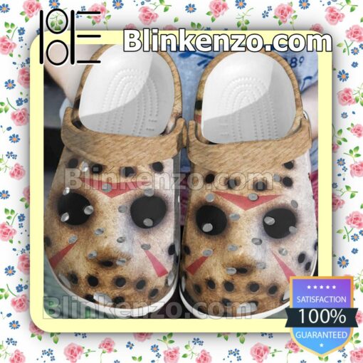 Jason Voorhees Face Mask Full Print Clogs