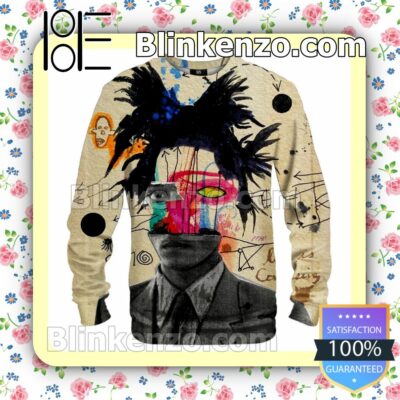 Jean Michel Basquiat Portrait Sweatshirts