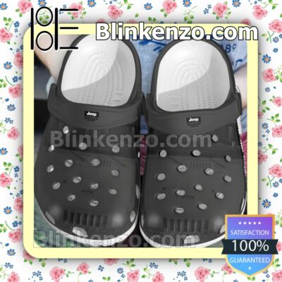 Jeep Grey Car Full Print Clogs