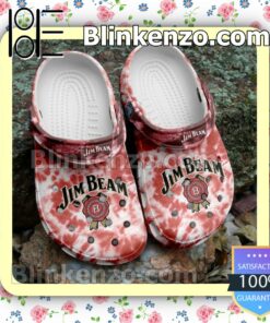 Jim Beam Whiskey Tie Dye Clogs