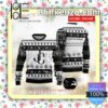 Jimmy Choo Brand Print Christmas Sweater