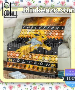 Jolteon Evolution Quilted Blanket