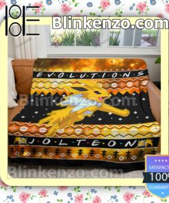 Jolteon Evolution Quilted Blanket a