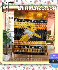 Jolteon Evolution Quilted Blanket b