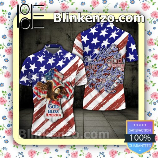 July 4th Independence Day God Bless America Women Tank Top Pant Set b