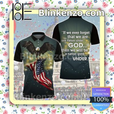 July 4th Independence Day If We Never Forget That We Are One Nation Under God Women Tank Top Pant Set b