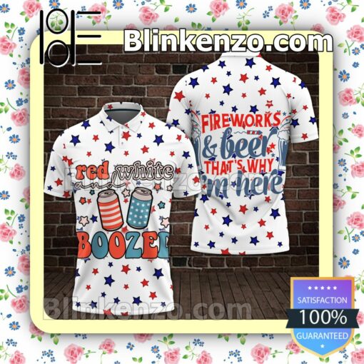 July 4th Independence Day Red White Boozed Women Tank Top Pant Set b