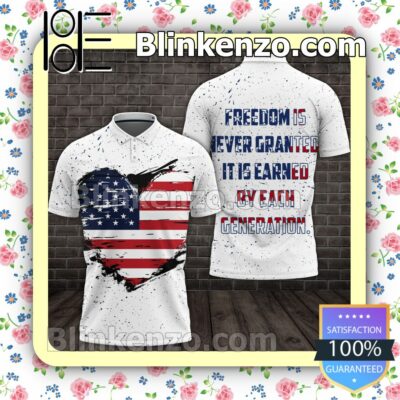 July 4th Independence Freedom Is Never Granted It Is Earned By Each Generation Women Tank Top Pant Set b