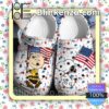 July 4th Snoopy And Charlie Brown Halloween Clogs