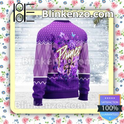 Just A Girl Who Loves Prince Christmas Pullover Sweatshirts a