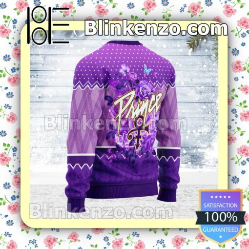 Just A Girl Who Loves Prince Christmas Pullover Sweatshirts a