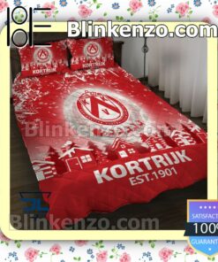 K.v. Kortrijk Est 1901 Christmas Duvet Cover b