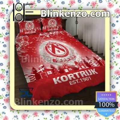 K.v. Kortrijk Est 1901 Christmas Duvet Cover b