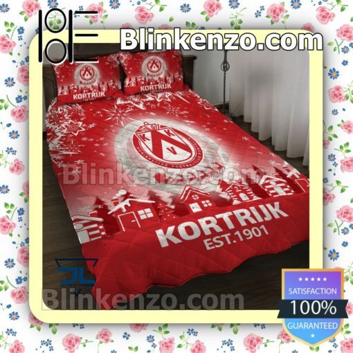 K.v. Kortrijk Est 1901 Christmas Duvet Cover b