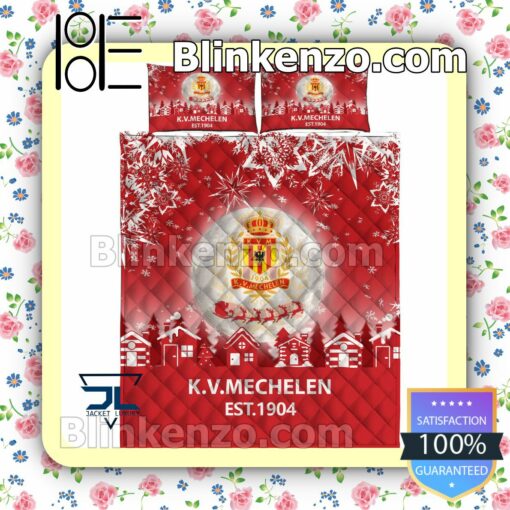 K.v. Mechelen Est 1904 Christmas Duvet Cover a
