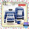 KDDI Brand Print Christmas Sweater